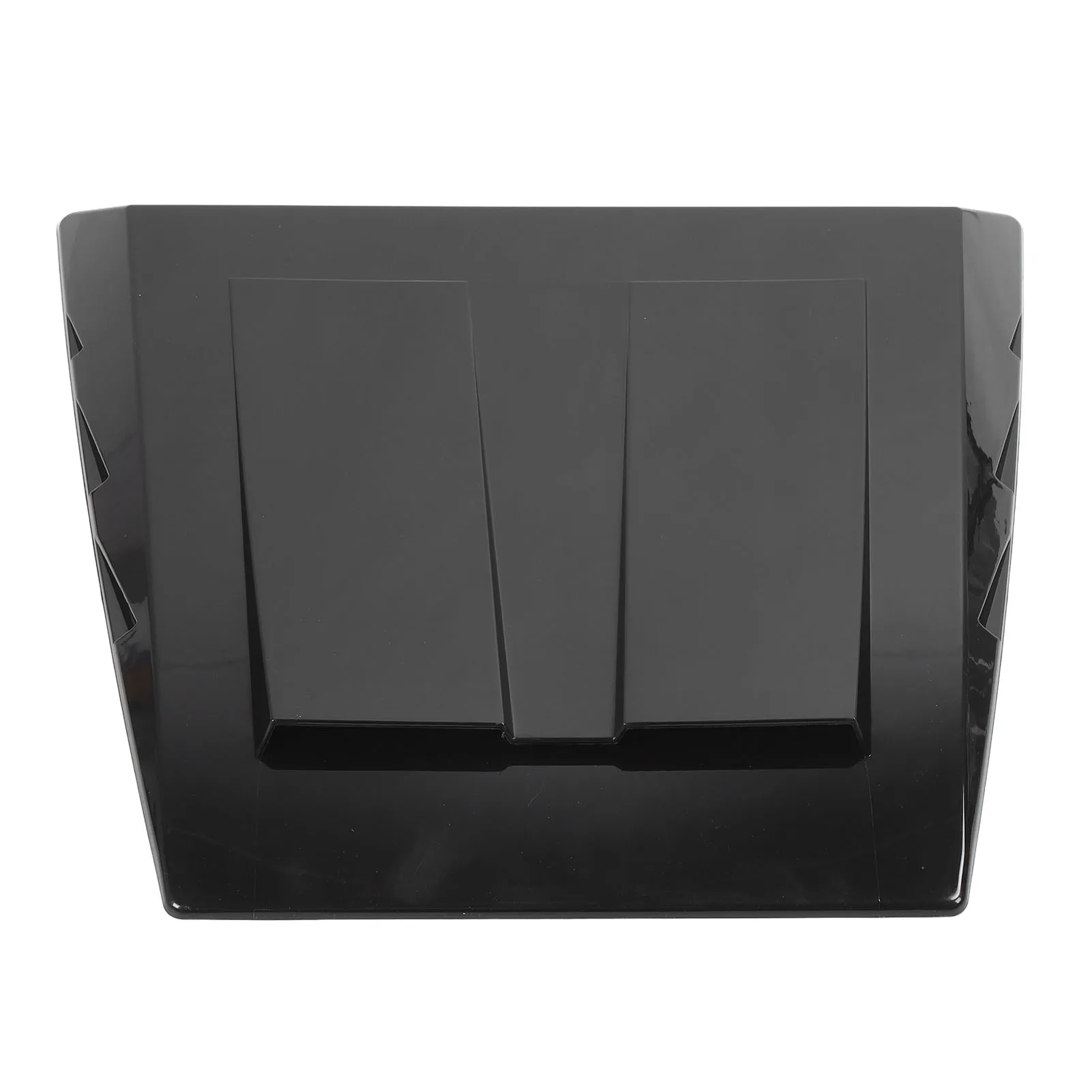 

Universal Car Hood Scoop Vent ABS OEM Replacement Glossy Black Efficient Heat Dissipation Self-adhesive Engine Bonnet Decor Part
