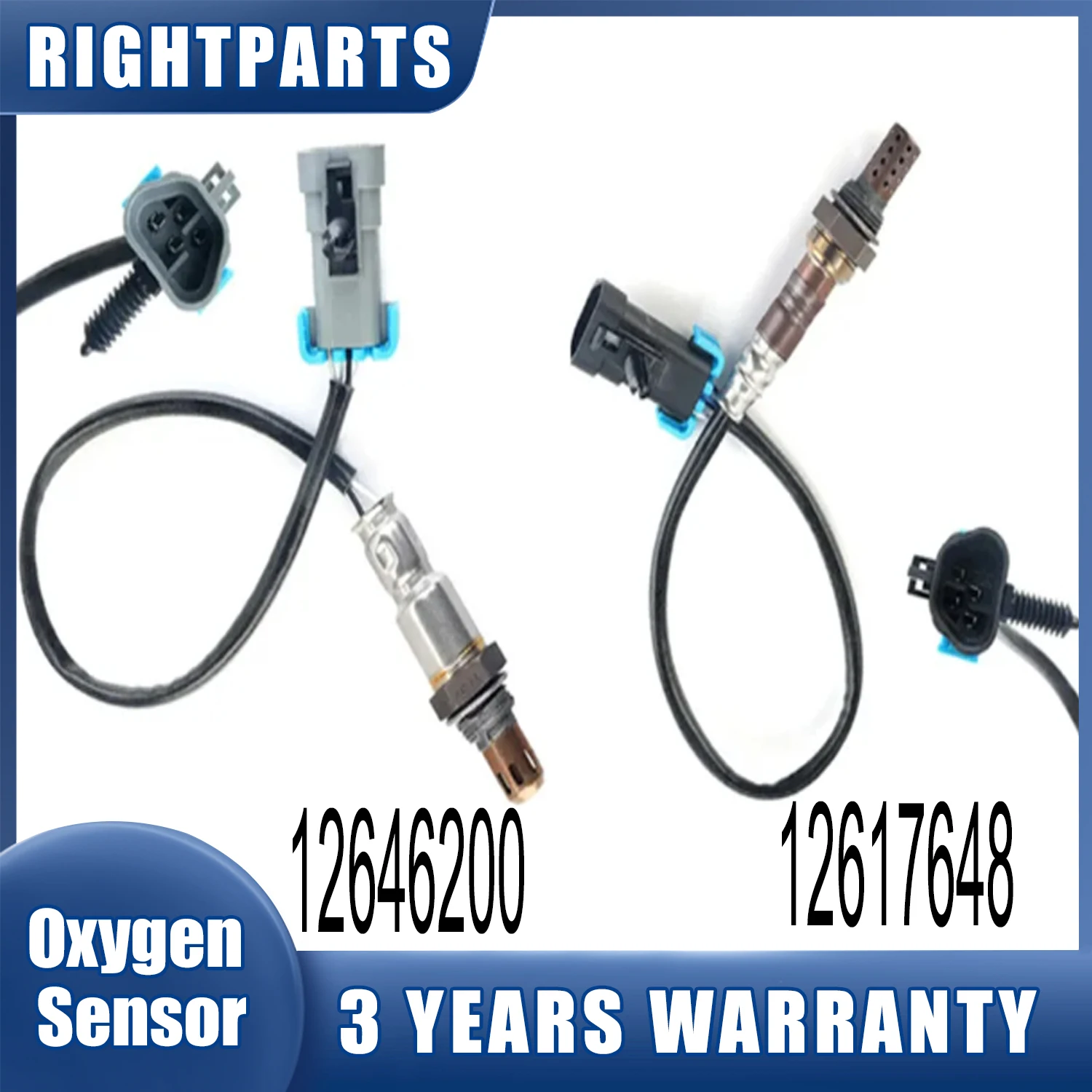 2pcs Front & Rear Lambda O2 Oxygen Sensor 12617648 12646200 For Chevrolet CHEVY LAAM MALIBU 2.4L 2012-2016 234-4526 234-4673