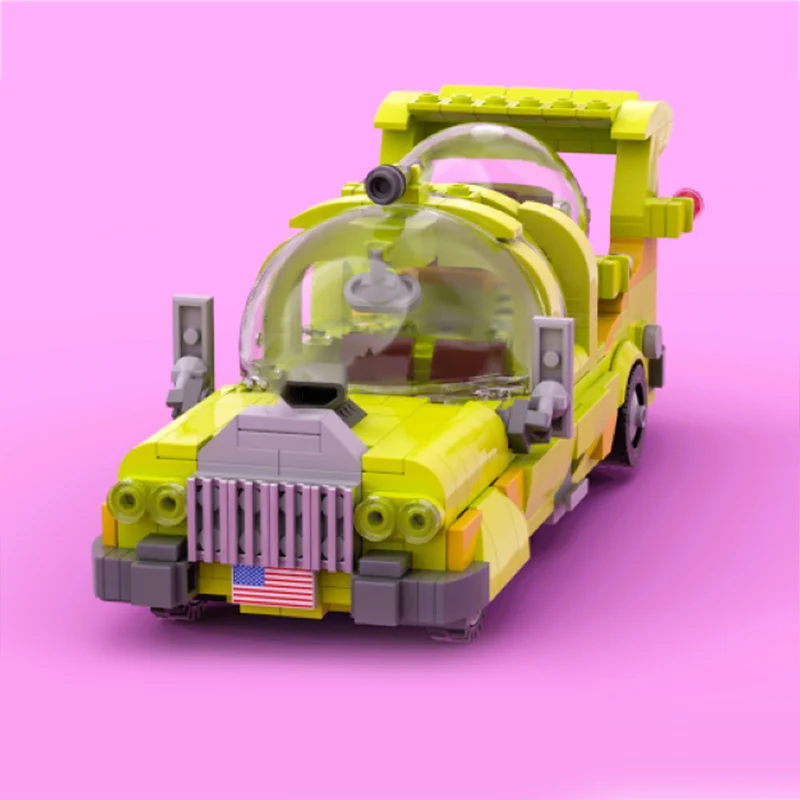 

Popular Movie Model MOC Building Bricks Popular Anime Special Vehicles Modular Technology Children Holiday Gifts Assemble Toys
