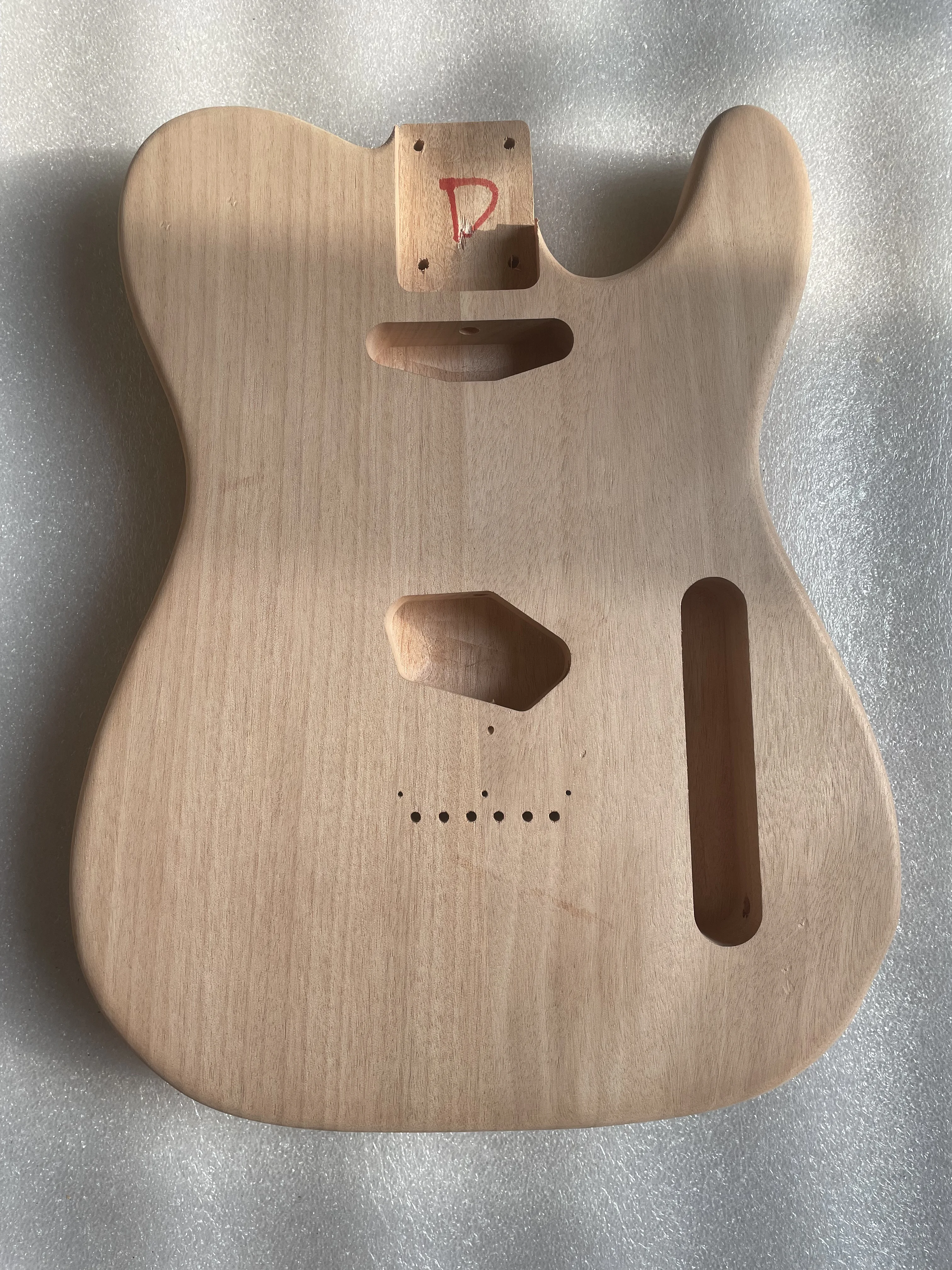 Mahogany Electric Guitar Body, DIY Replacement Barrel, Unfinished TL, Blank Wood, Parts, High Quality, 2-1 Pcs