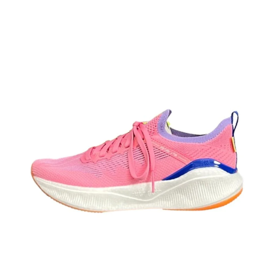 Li Ning YueYing 3.0 Pro Slip Resistant Abrasion Resistant Low top Casual Running Shoes Women's Pink White ARHU002-10