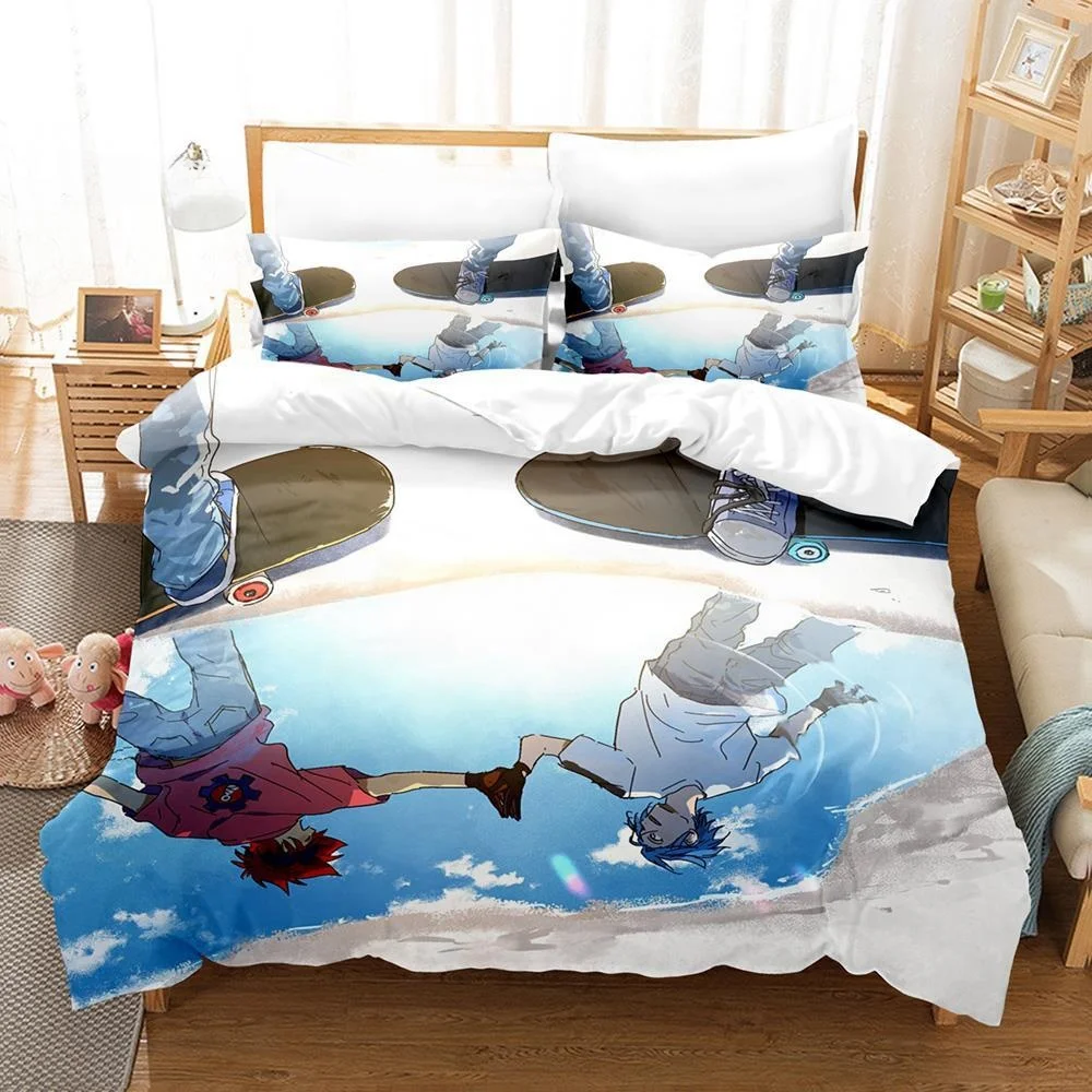 Fashion 3D Print Anime Sk8 The Infinity Bedding Set Single Twin Full Queen King Size Bed Set Adult Kid Bedroom Duvet Cover Sets 5