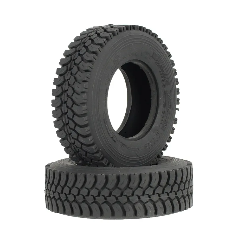 2 Pcs Rubber Tire for 1/14 Tamiya RC Truck Car Scania 770S BENZ 3363 VOLVO FH16 MAN Diy Parts Toys