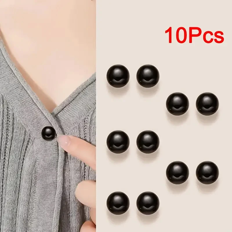 10 stks Parel Knop Pins, DIY Decoratieve Veiligheidsknop Covers Voor Schoenen, Hoeden, Tassen, Sjaals, Kraag Naald Gesp Vaste Pin Broche