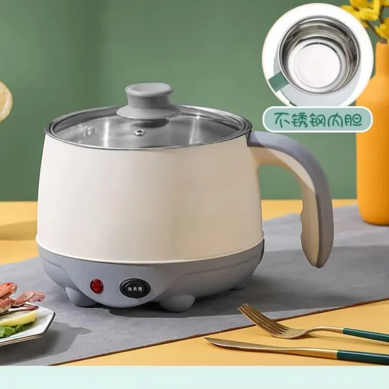 Dormitory Mini Rice Cooker 220v Electric Pot Multifunctional Electric Non-stick Pot Fried Noodles Electric Heating Pot