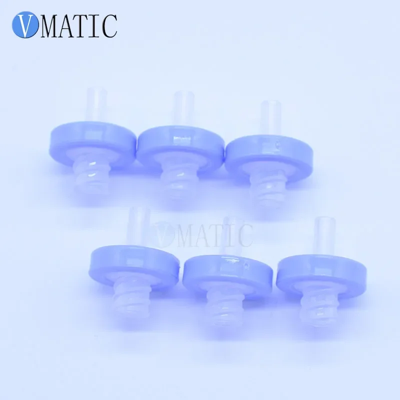 Free Shipping 100Pcs 13mm 0.45um Plastic Purple Syringe-Driven Filter Syringe Filter Water Solution Filtration Membrane