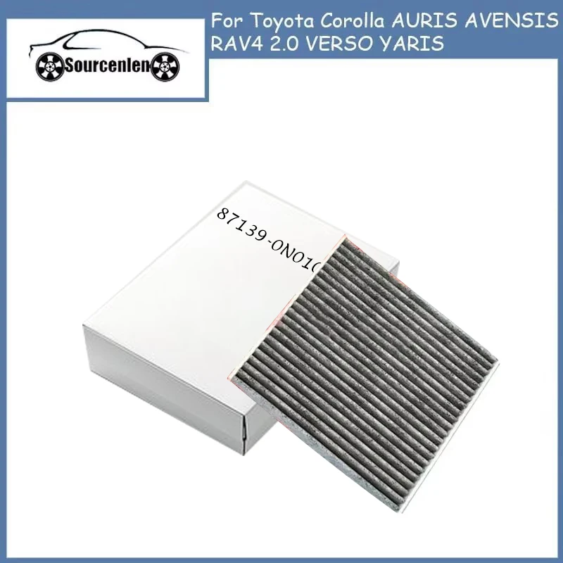 Air Conditioner Filter for Toyota Corolla AURIS AVENSIS RAV4 2.0 VERSO YARIS 87139-0N010 871390N010