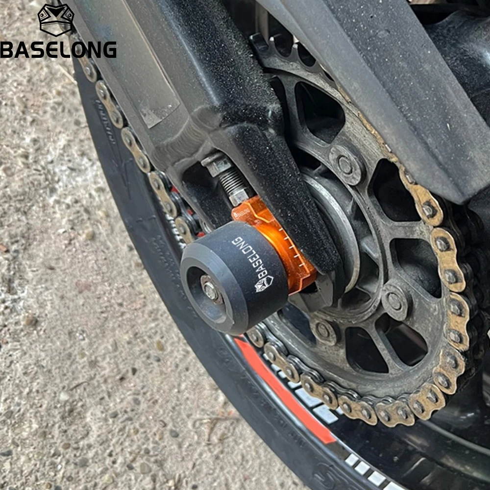 Ajustador de Cadena de Motocicleta, Regulador Trasero, Bloques Deslizantes, Deslizador de Chasis para KTM RC 125 200 390 125DUKE 200DUKE 390DUKE 2014-2026