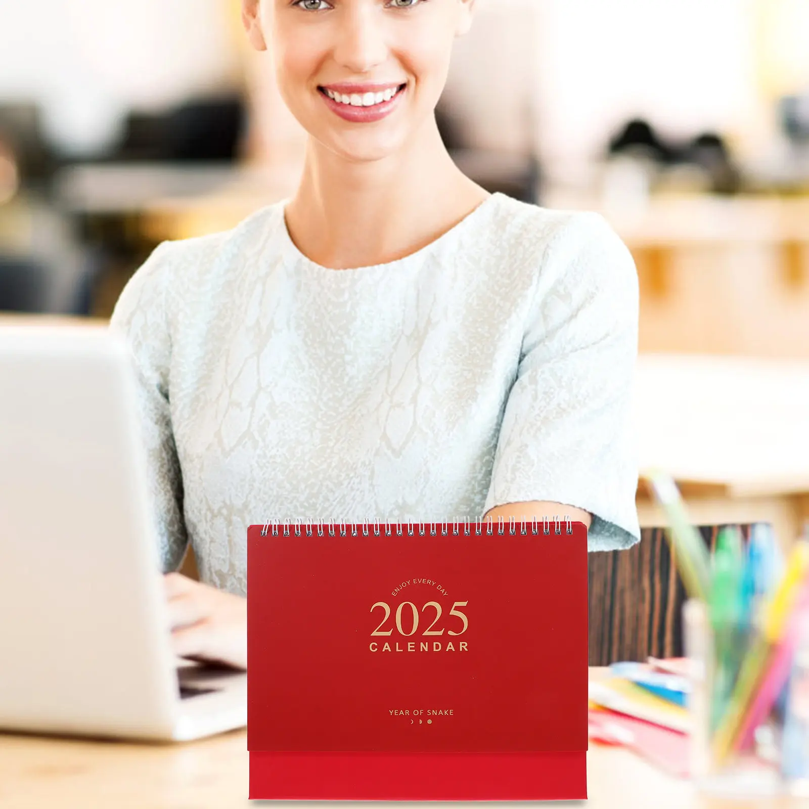 

Stand up Calendar Monthly Year Table Desk Calendars Cute Academic for Classroom