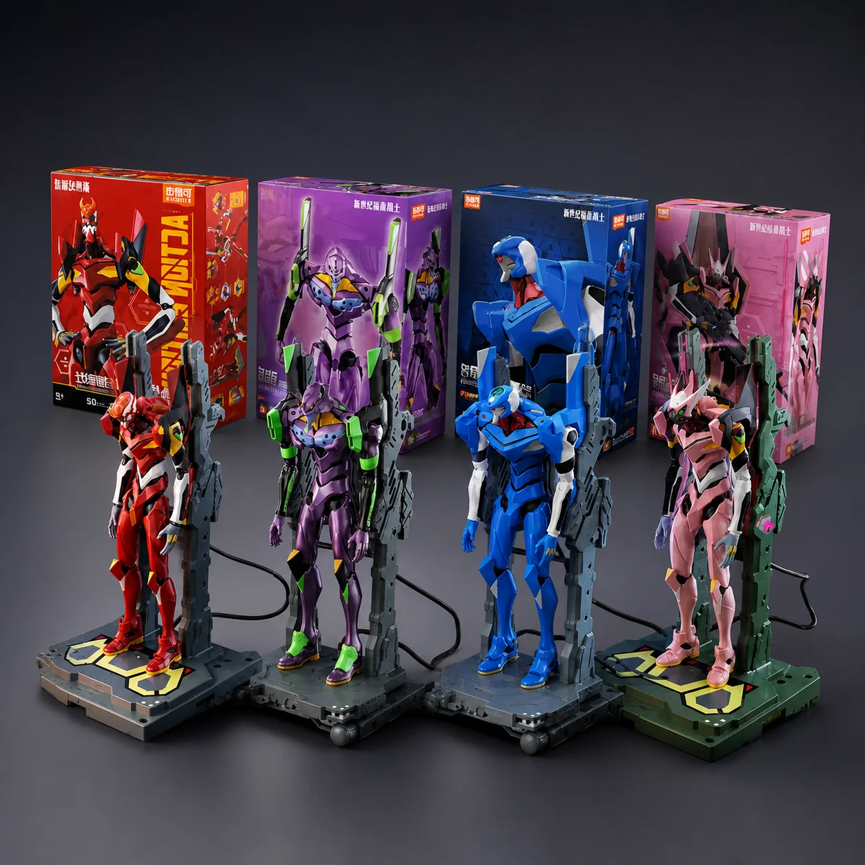 Blokees Neon Genesis Evangelion Action Figure Legend Series Articulated Collectible Model Adult Display Decoration