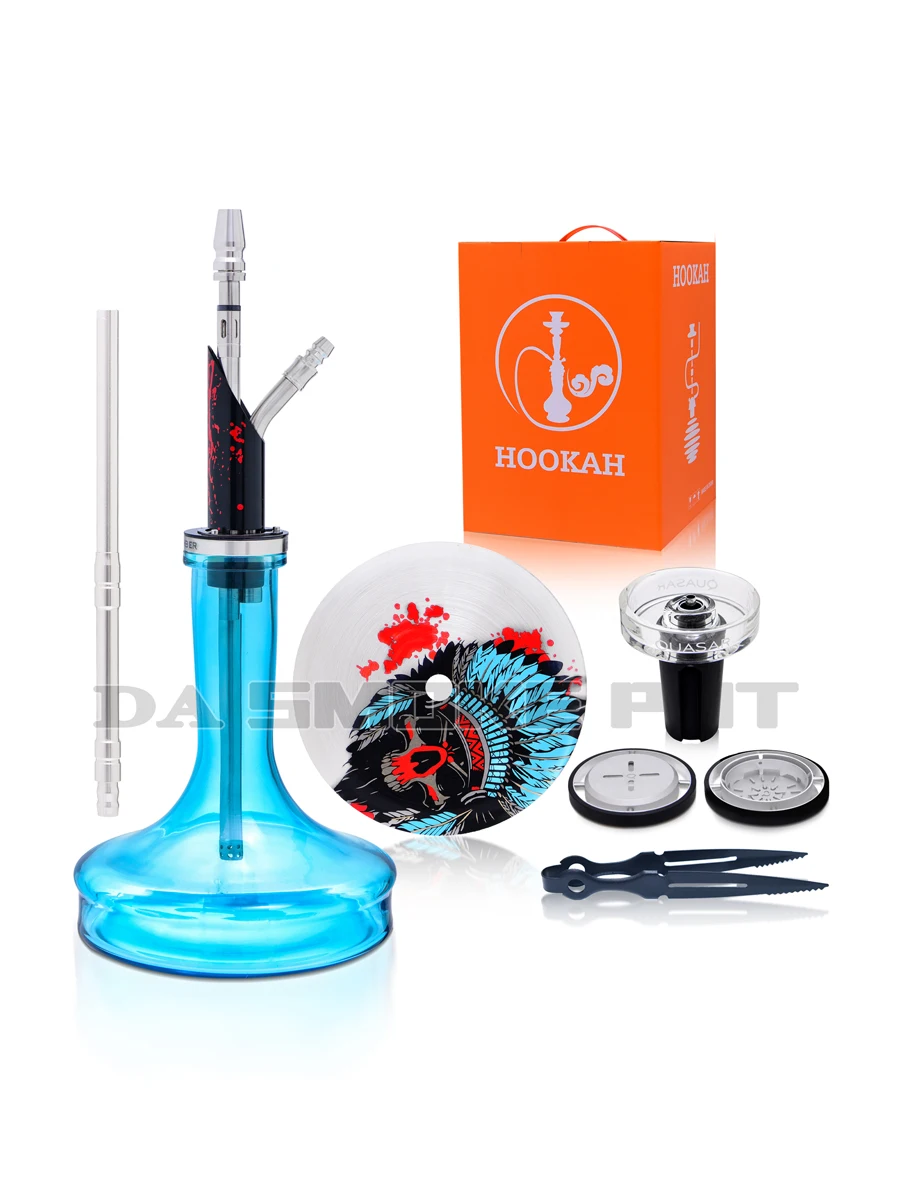 Arab hookah bar,  single tube pot, high-end nightclub, complete set of fruit flavored smoke