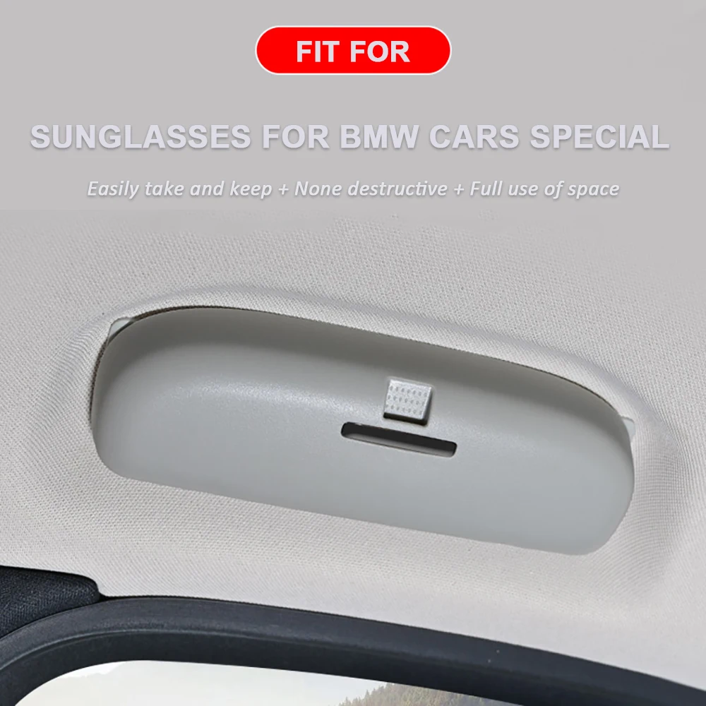 Car Sun Glasses Holder Case for Mercedes Benz W212 C180 E63 C300 E250 C E CLASS GLK GLC GLE AMG X204 W205 W203 Accessories