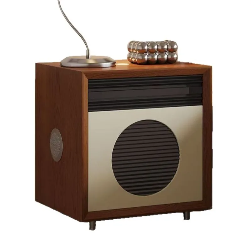 

Solid wood Ram antique side cabinet Bedside table Living room Bauhaus chest Bedroom storage Sofa locker Cabinet