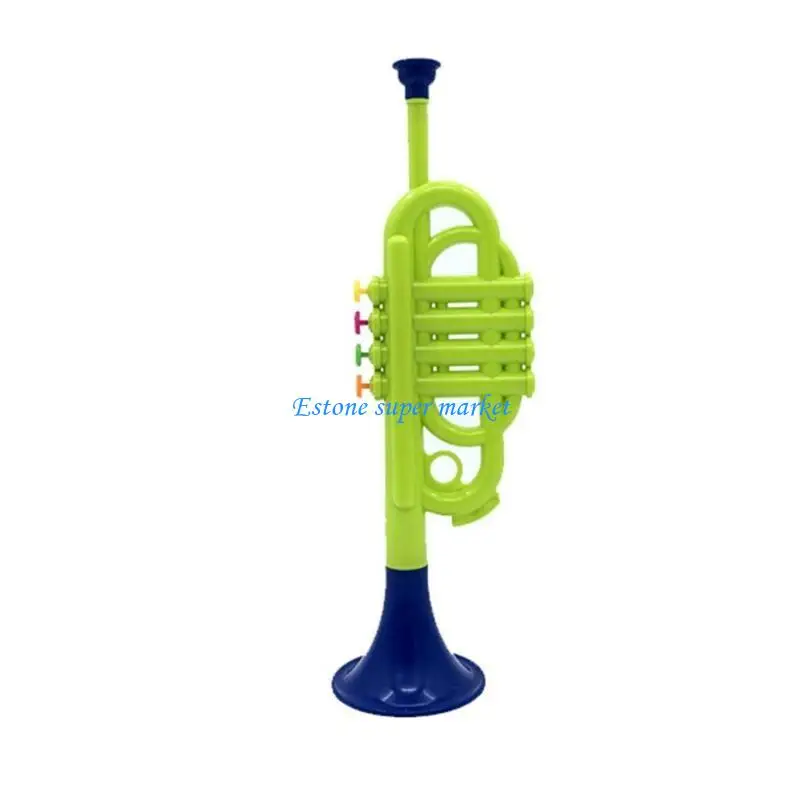 090B Lovely Trumpet Music Toy for Children Enhances Music Skills with Realistic Sound Perfect for Toddler Interactive Fun