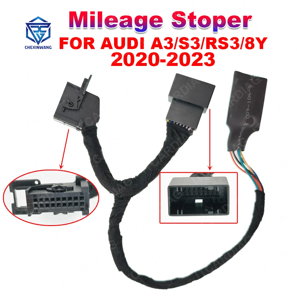 New Mileage Stopper for AUDI A3/S3/RS3/8Y 2020-2023 Mileage Blocker Switchable Mode KM Can Filter Kilometer Correction Tool