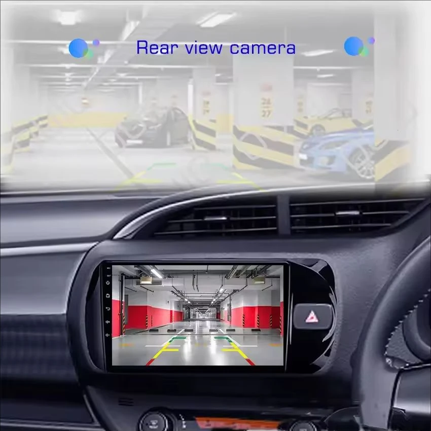 Autoradio Radio samochodowe dla Toyota Vitz 3 XP 130 2014 - 2019 Carplay Wireless Android Auto Multimedia Automotive Video Stereo WIFI