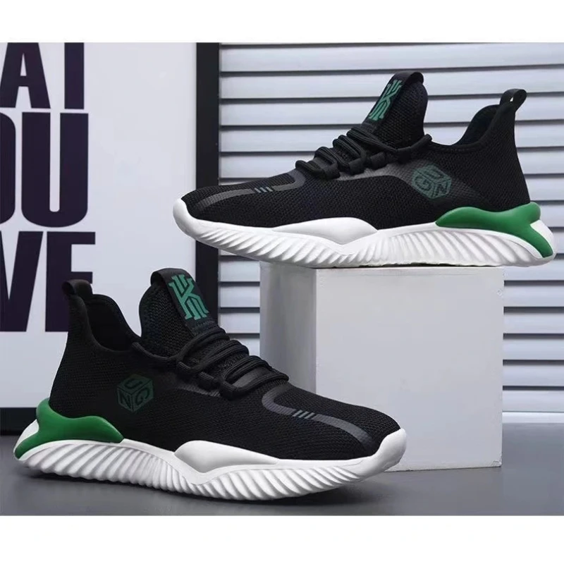 

New Men's Casual Sports Shoes Lightweight Sneakers Outdoor Breathable Mesh Black Running Shoes Athletic Jogging Tennis Shoes Men