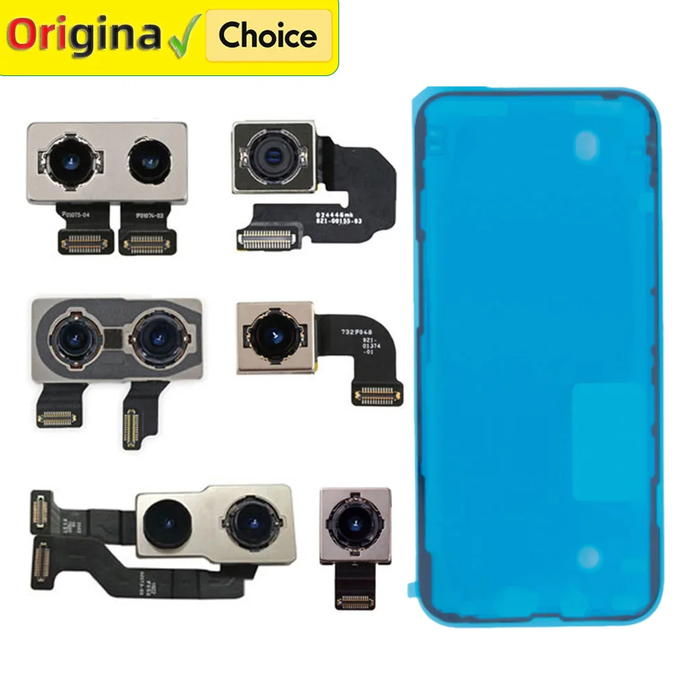 OEM Seal Sticker + Flex Rear Main Back Camera Flex Cable For iPhone Xs Max 7 8 6s Plus 11 X Xr SE 2020 2022 Spare Parts