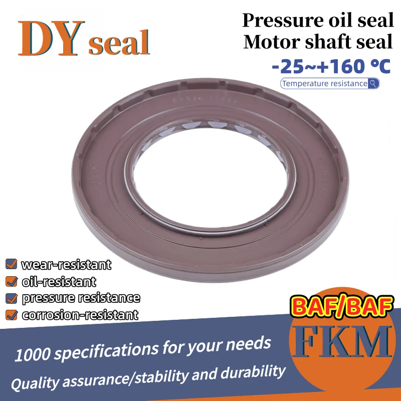 Oil Seals FKM /BABSL FKM 80*100*7mm A4VSO355、A6VM500 Nitrile Rubber Shaft Double Lip Sealing Gaskets Skeleton Oil Seal Rings