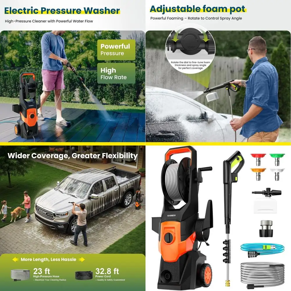 

Мойка высокого давления для автомобилей, патио, террас и подъездных дорог