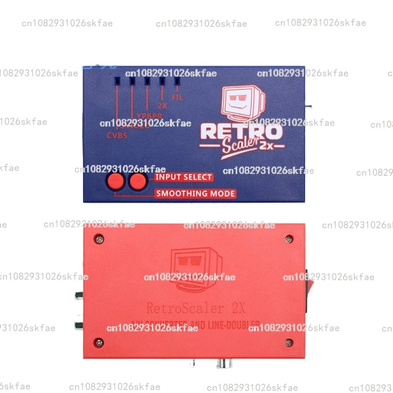 HDMI-compatible Converter Retro Scaler 2x A/V To Line-doubler for Retro Game Consoles PS2/N64/NES/Dreamcast/Satunr