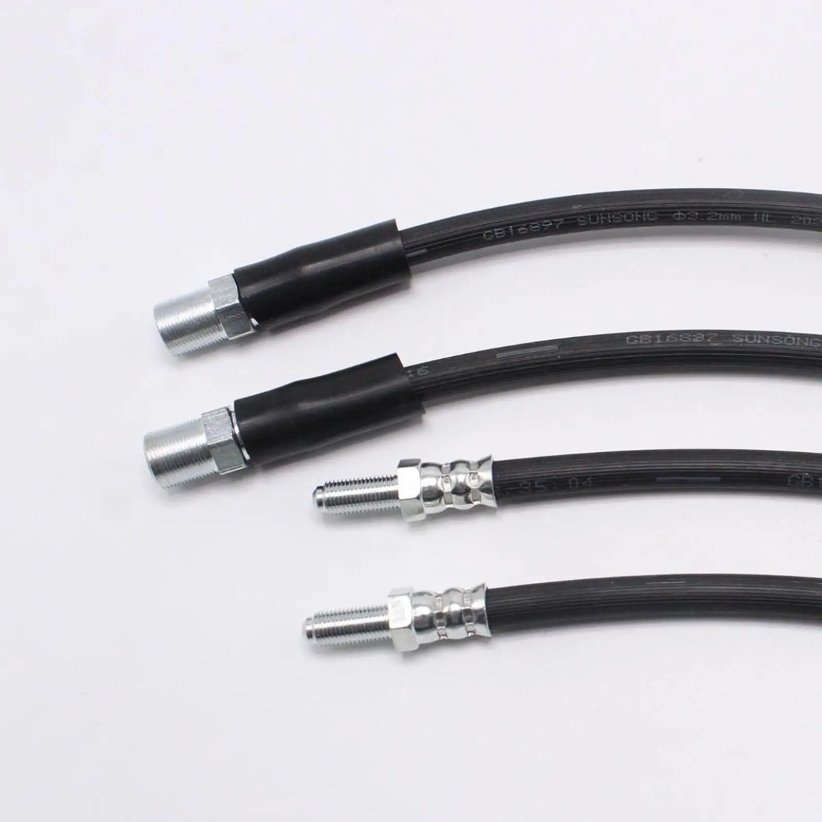 4x автомобильные тормозные шланги Gbh249, прямая замена премиум-класса, износостойкие, простая установка, комплект передних и задних тормозных трубок для