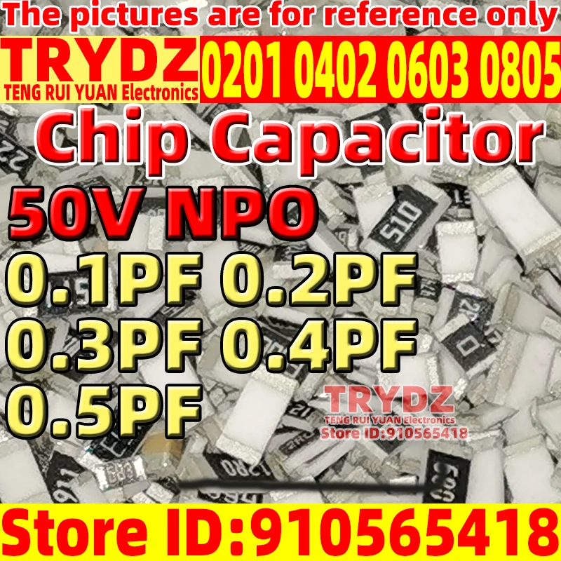 100Pcs 50V Npo 0201…