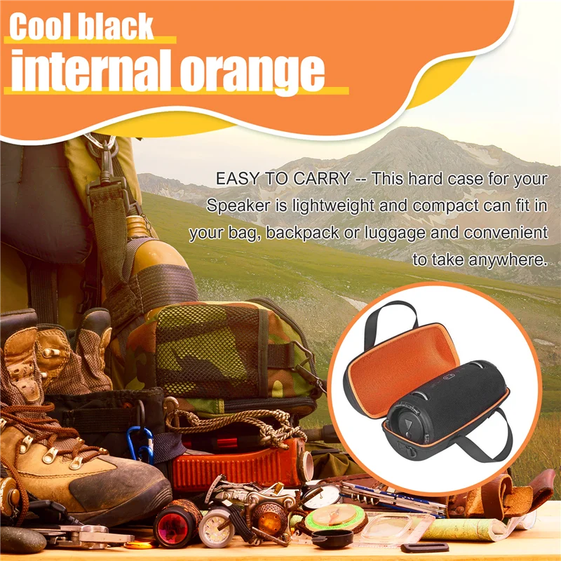 AED6-Hard EVA Case For  Xtreme 3 Travel Carrying Storage Box Protective Cover Bag Portable Wireless Speaker Bag