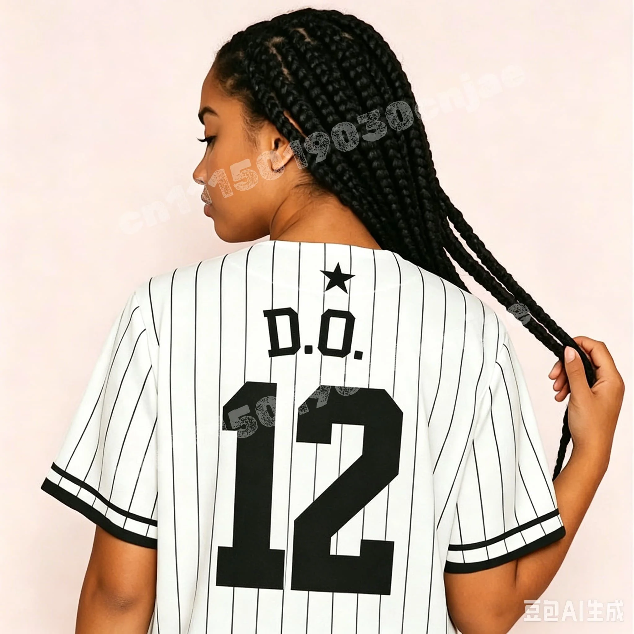 Vintage Stripe EXO EXOPLANET Baekhyun 4 Baseball-Trikot, atmungsaktives Sport-Top, passend für die ganze Familie, Konzert-T-Shirt für Eltern und Kinder, schnell trocknend – Detail 8