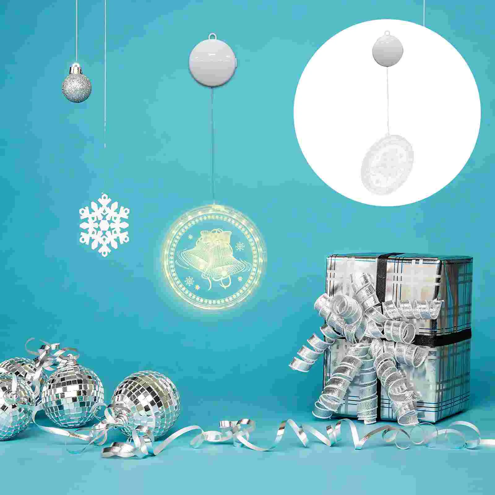 

Window Lights Scene Decor Holiday Indoor Suction Cup Decorative Lamp Christmas Xmas Decorations