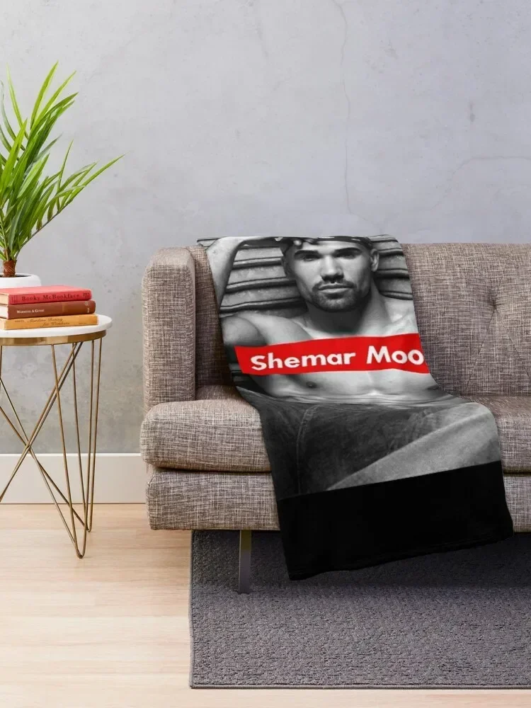 Music Vintage Shemar Moore Cool Gifts Music Fan Throw Blanket Bed covers Custom Blankets