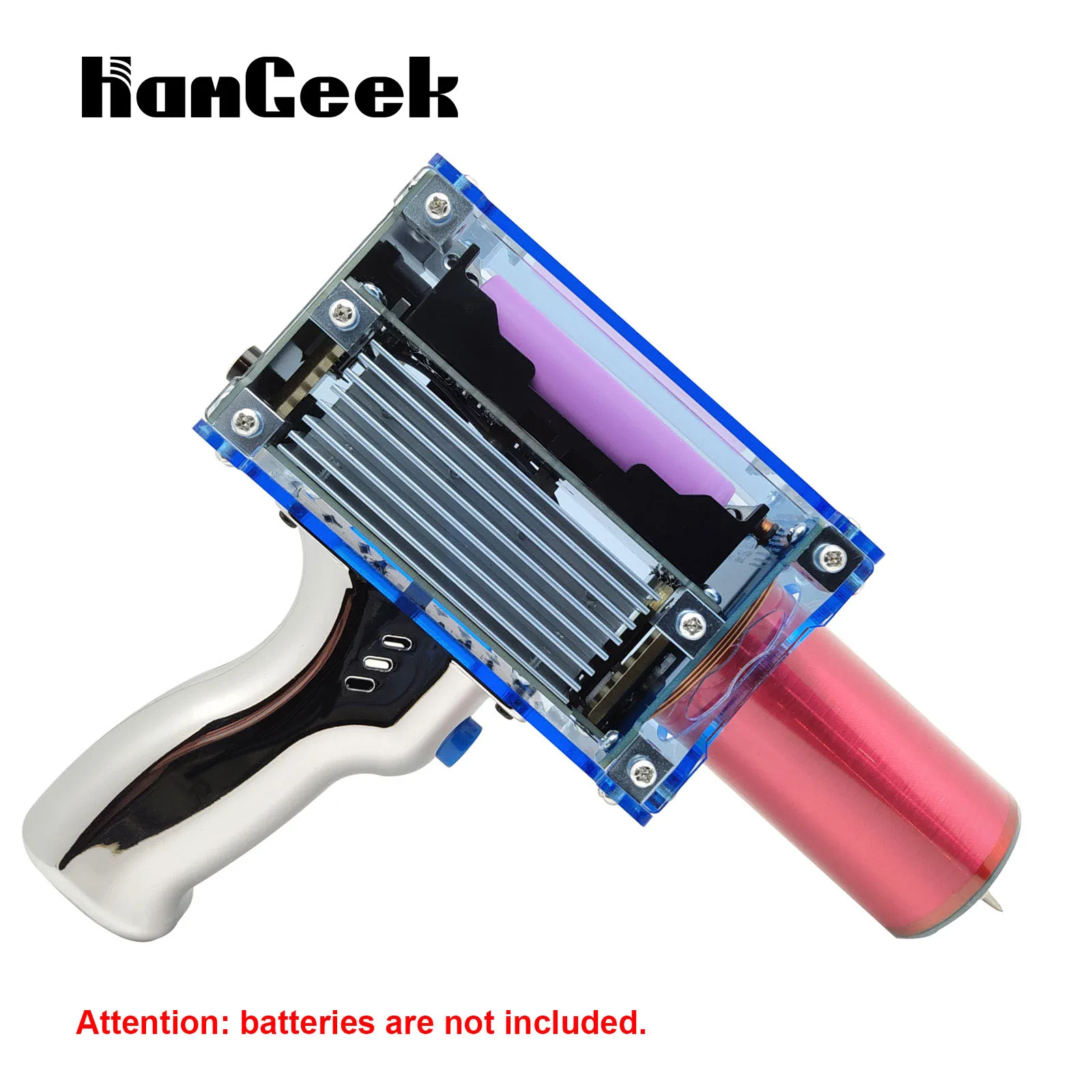 

Портативная портативная катушка Tesla Coil 3.0 PRO HamGeek, версия 0–500 мкС, 7-уровневая регулируемая ширина импульса мощности (без батареи)