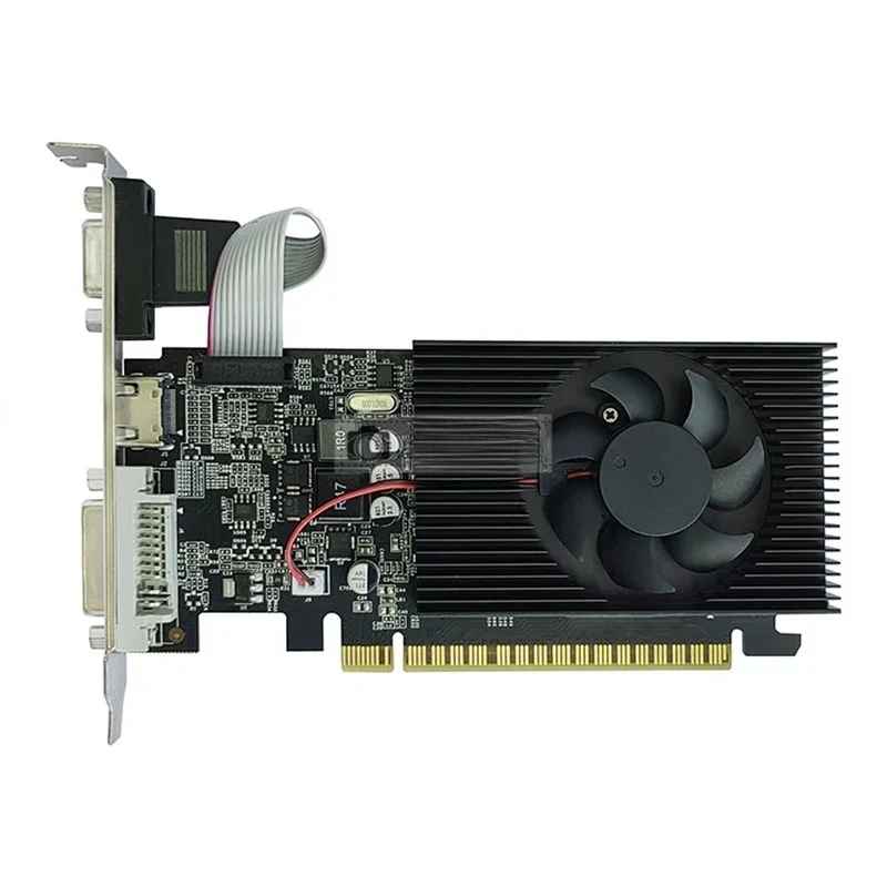 New GT730 4g 740 2G DDR3 small chassis bright computer graphics card 610 210 1G half height