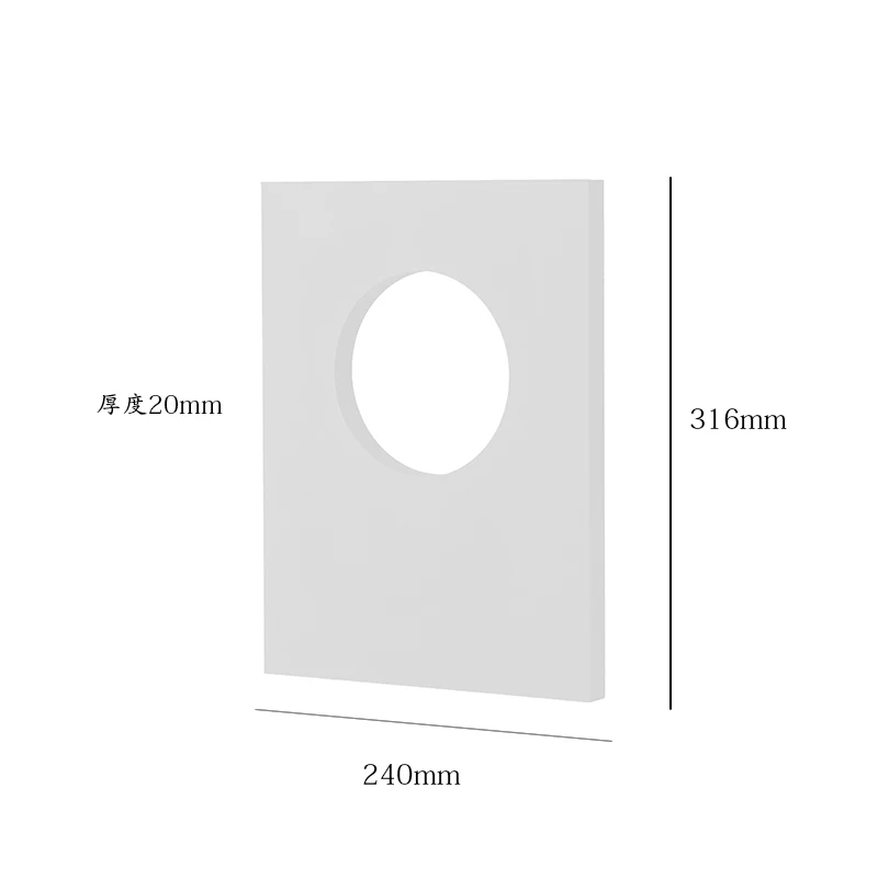 Puntelli fotografici INS cubo geometrico spazio sfondo parete Morandi colore puntelli decorativi