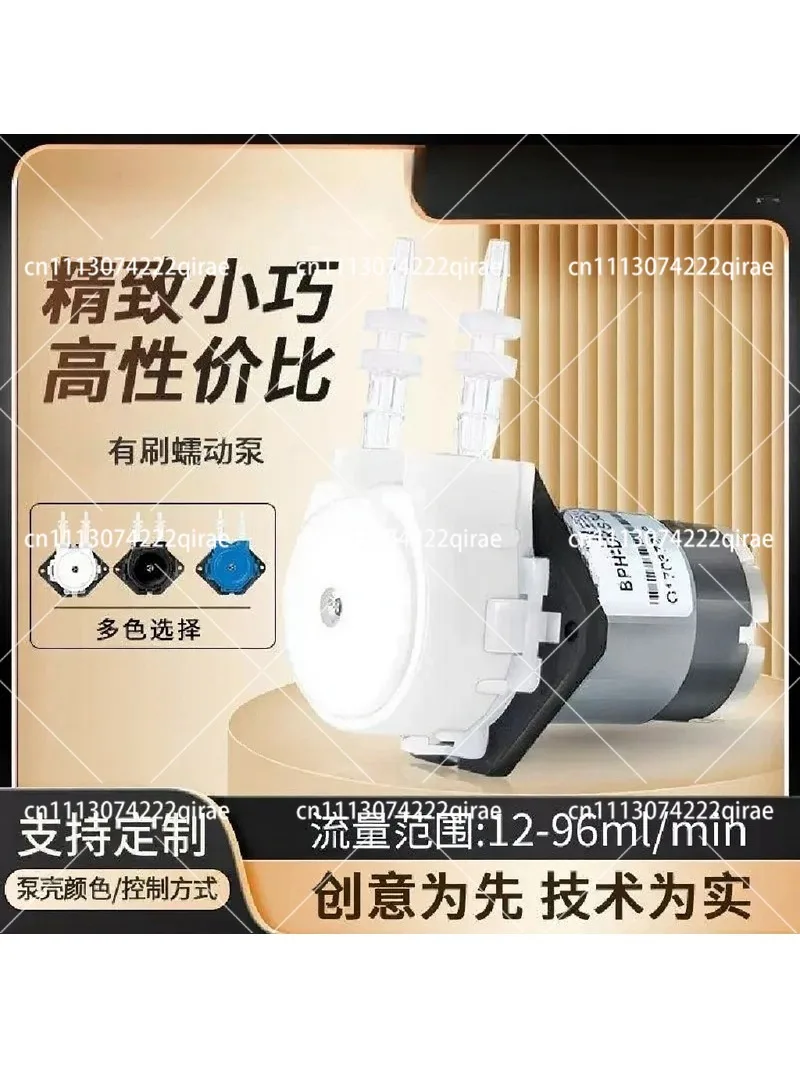 Brushed DC Micro Self-Priming Peristaltic Pump Low Noise Small Flow Industrial Pump