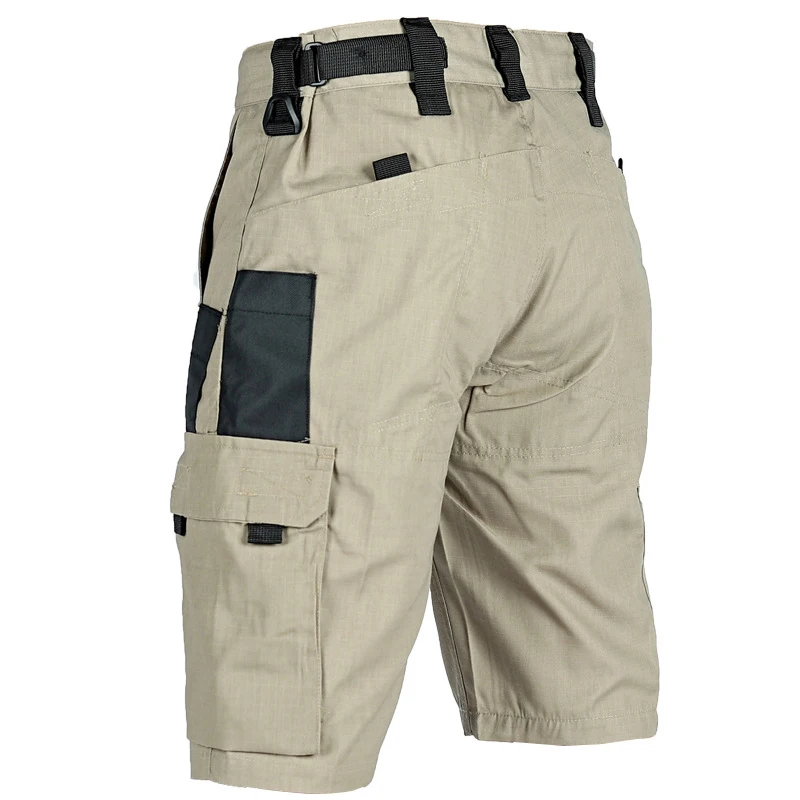 Mens Hiking Tactical Shorts Summer Quick Drying Multi-pocket Camping Fiftn-pant Outdoor Wear-resistent Treking Fishing Half-pant