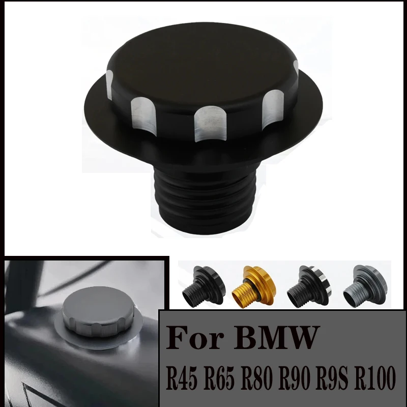 FOR BMW R45 R65 R80 R90 R9S R100 CNC Aluminum Motorcycle accessories Oil Fuel Tank Gas Cap Cover Keyless