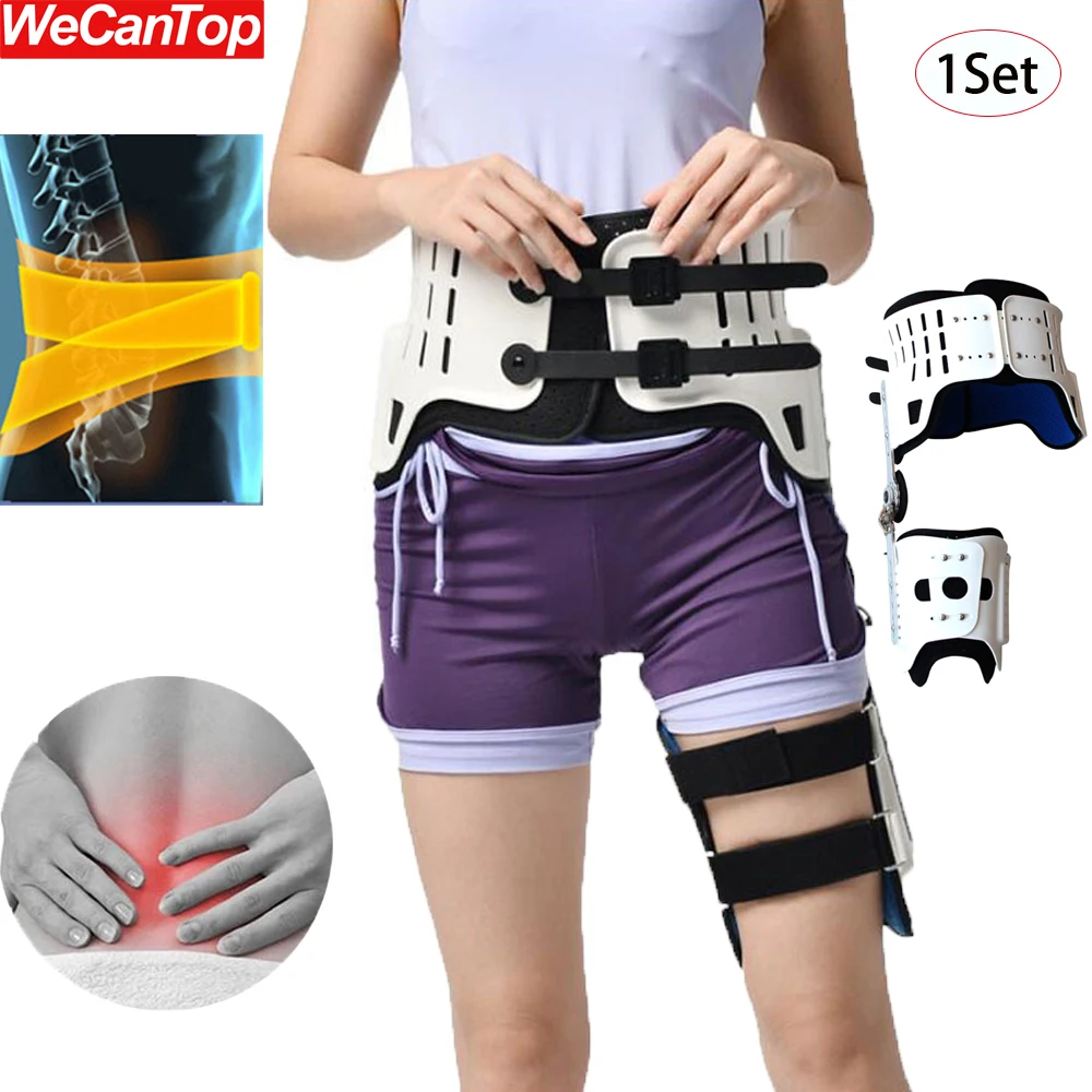 

Hip Stabiliser Support Brace Corrector Hinged Hip Abduction Orthosis for Hip Groin Hamstring Thigh Leg Sciatic Nerve Pain Relief