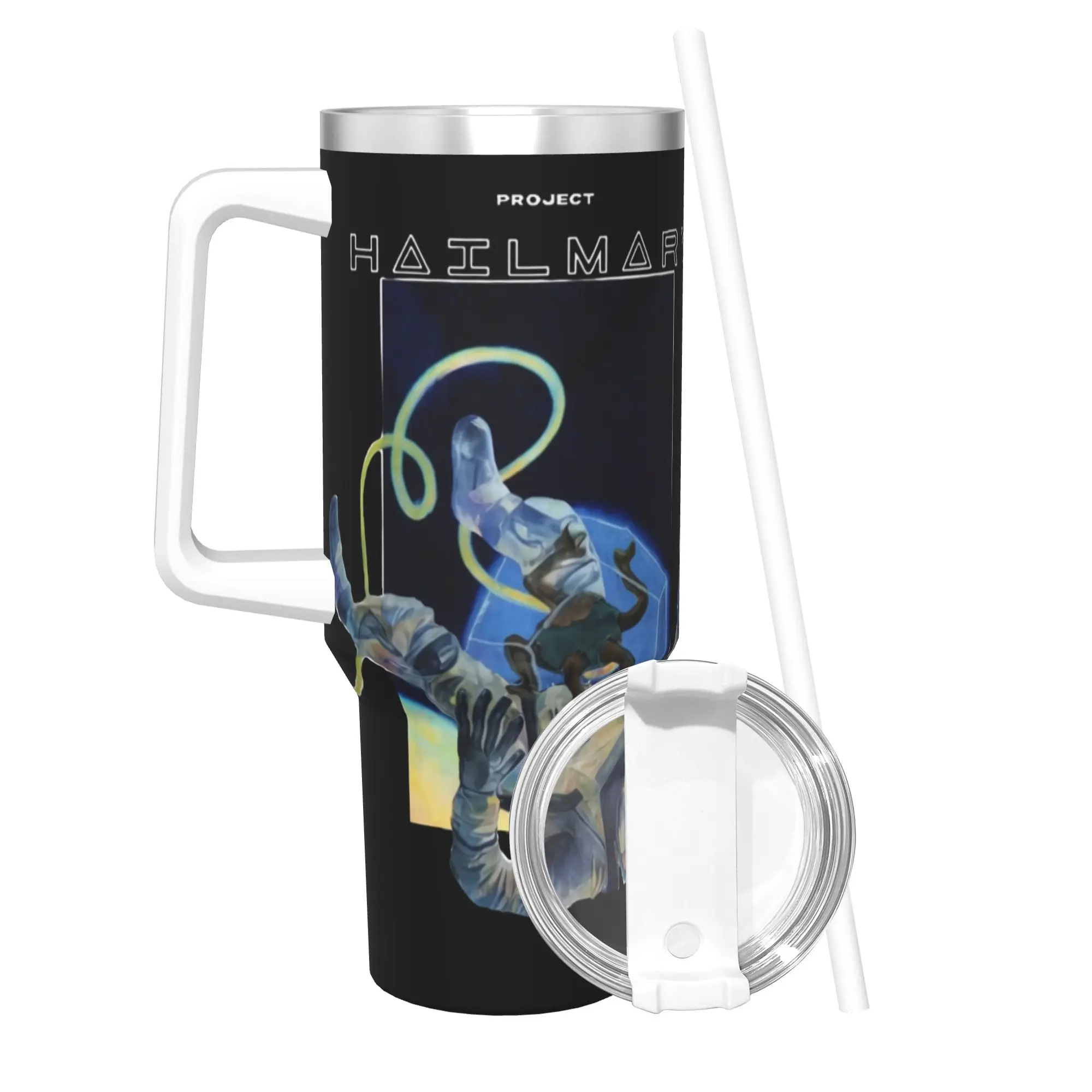 Stainless Steel Tumbler Amaze Amaze Amaze Project Hail Mary Thermal Mug  Leakproof Cold Drink Car Mugs Camping Water Bottle