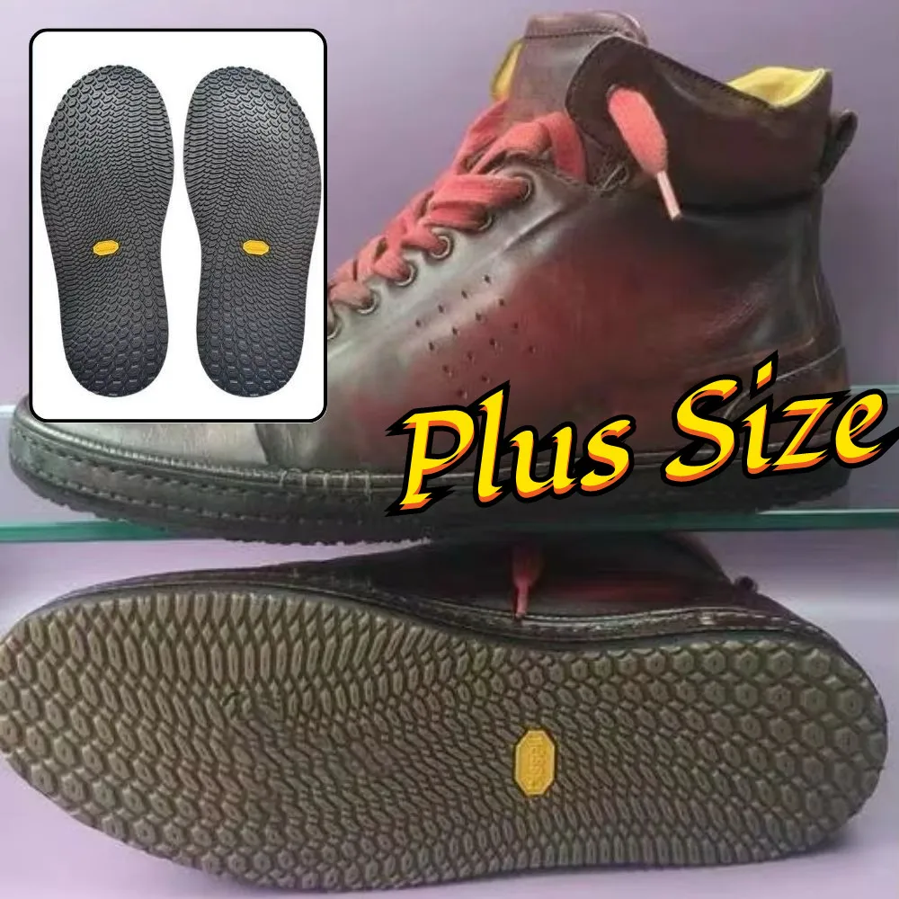 

1 пара мужских резиновых подошв для обуви больших размеров, носимые противоскользящие подошвы, стельки, полная подошва, ремонтная нашивка, сделай сам, подошва, материалы для ремонта обуви