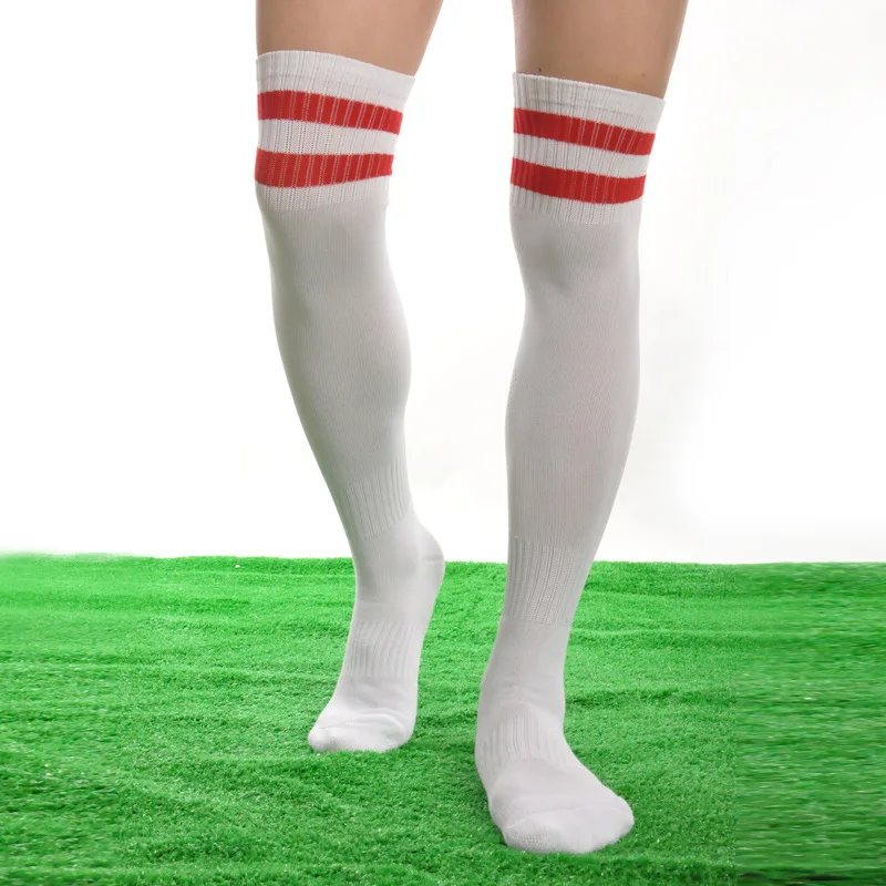 Kids Men Women Football Soccer Socks Thickening Towel Bottom Sports Rugby Stockings Knee-High Volleyball Long Cycling Freeship