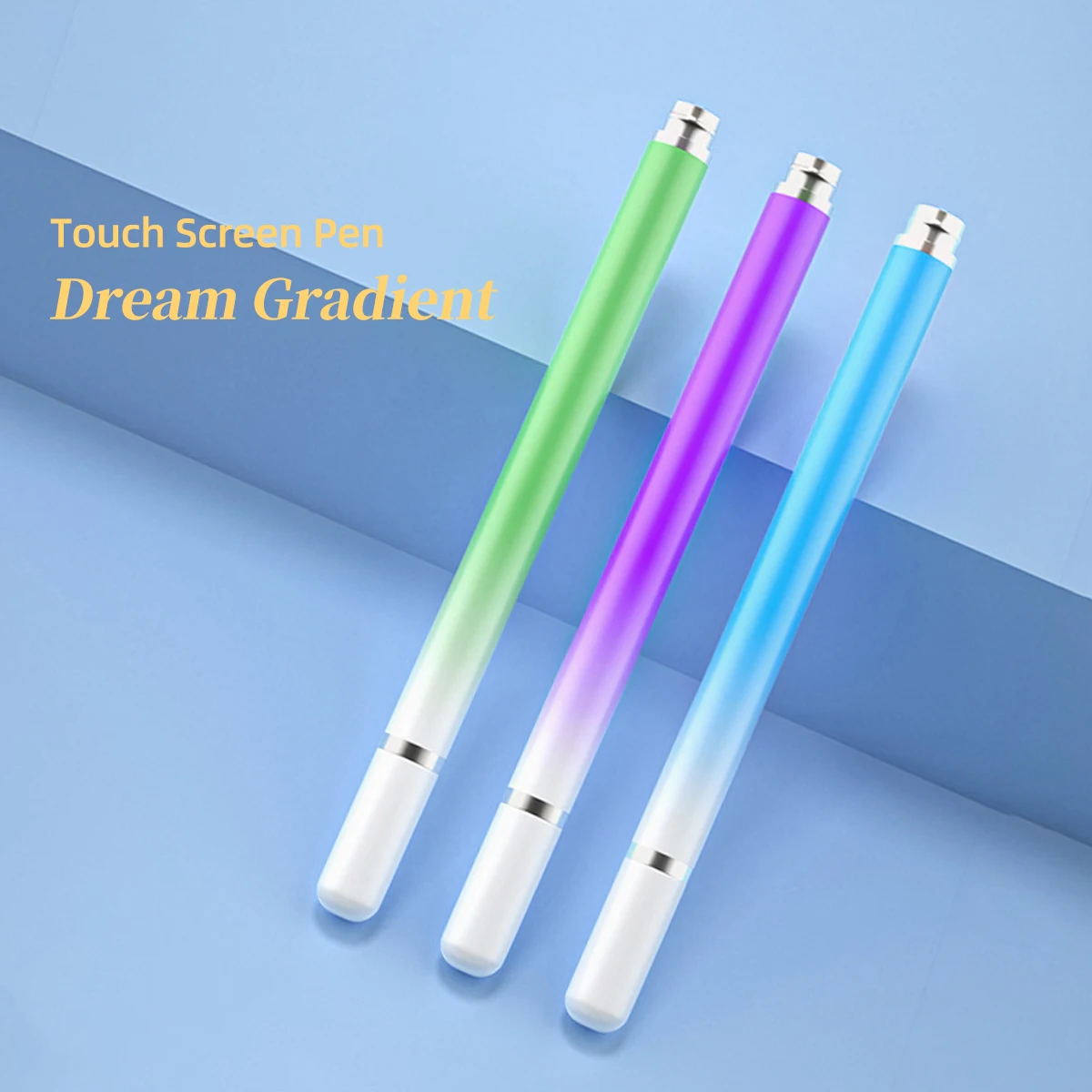 Universal Gradient 2 In 1 Stylus Pen For iPhone Android Touch Pen Drawing Capacitive Pencil For iPad Samsung Tablet Smart phone