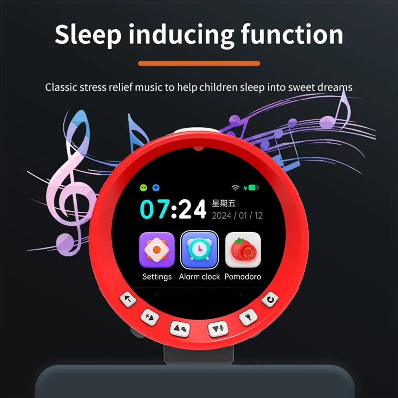 A99E-AI Clock's Brain Stimulating Alarm Clock: Fun Time Massager Clock, Perfect For Desktop Decor & Lifestyle Gifts