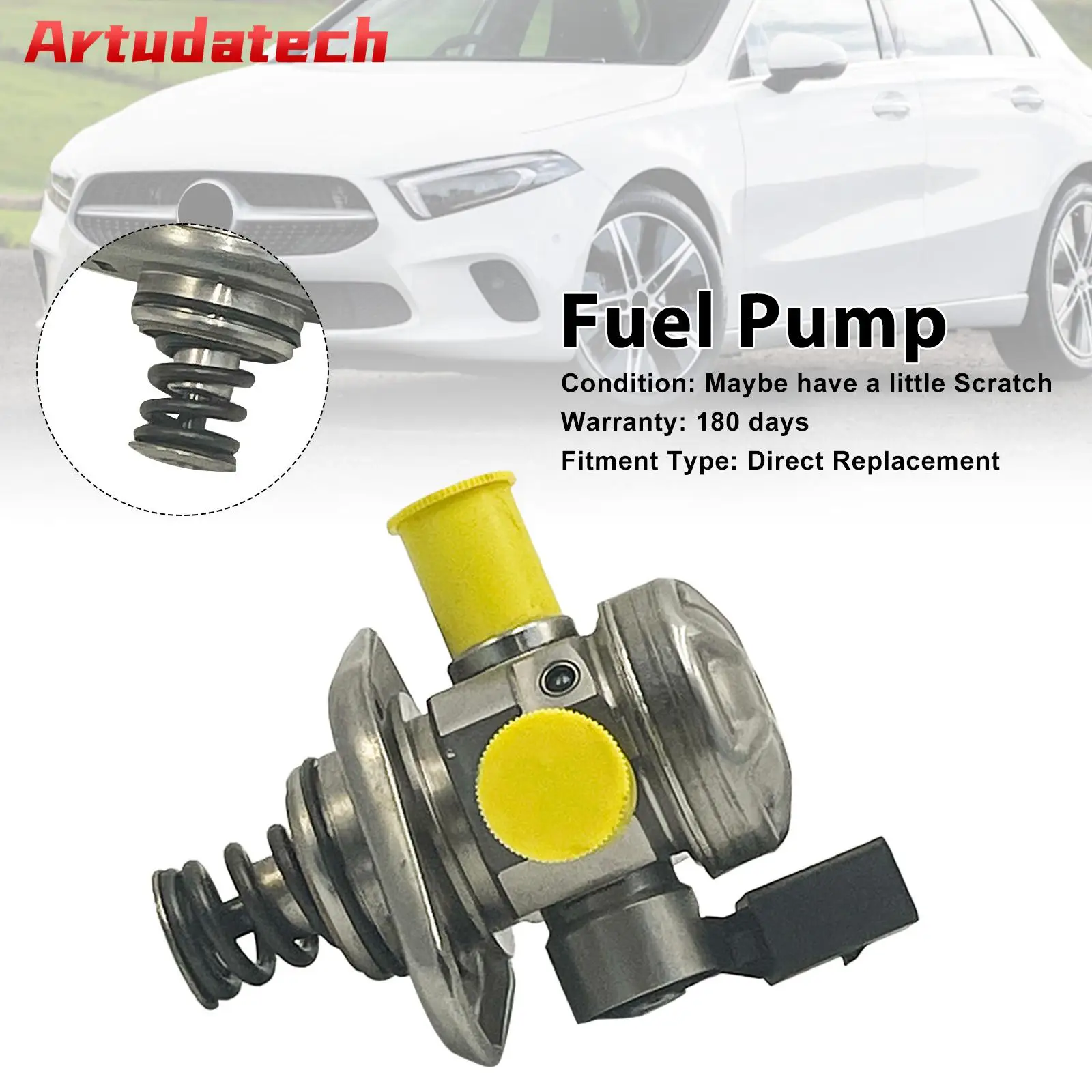 

Artudatech High Pressure Fuel Pump 166303162R Fit for Mercedes W177 W247 C118 CLA250 GLA250 A2820700101 A2820700400