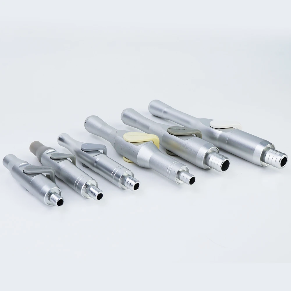 

6 Type Dental Strong Weak Suction Aluminum Universal Saliva Ejector Dental Chair Turbine Accessories