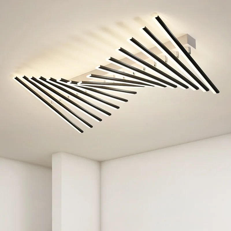 Imagem -05 - Nordic Moderno Led Luz de Teto Lustre para o Quarto Jantar Sala Estar Minimalista Criativo Lâmpada do Teto Luminária Interior