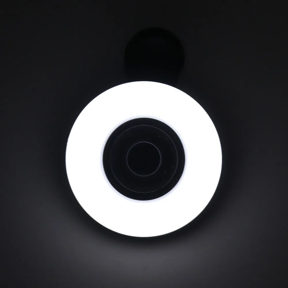 Durable Mini Clip Phone Camera Lens Portable Dimming Phone Ring Fill Light Macro Lens Photography