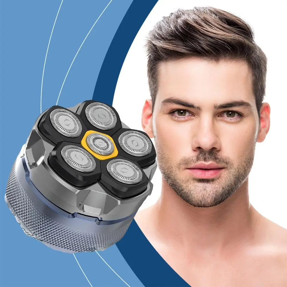 6D Head Shavers For Bald Men, Anti-Pinch Electric Razor For Men,Magnetic Electric Shaver For Bald Men - Upgraded Dual-Purpo I8M9