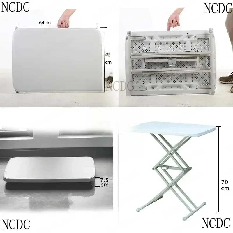 Folding Simple Portable Home Apartment Dining Outdoor Square TAble Office Children'S Study Small Desk