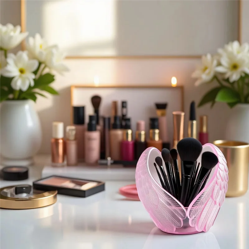 ABUH-DIY الايبوكسي أجنحة الملاك Angelwings الجبس قالب اليدوية المعطرة شمعة كوب زهرية قالب من السيليكون كوب